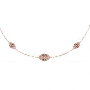 Ruby & Diamond Filigree Necklace